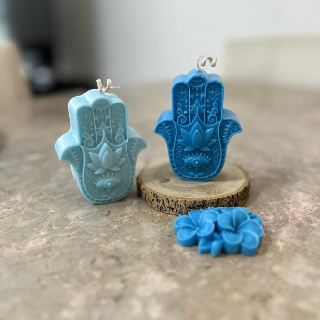 Hamsa Candles